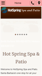 Mobile Screenshot of hotspringspaandpatio.com